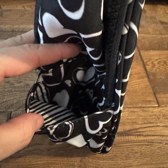 NWT Brighton Endless Love Hearts Black White Valentine\'s Day Backpack
